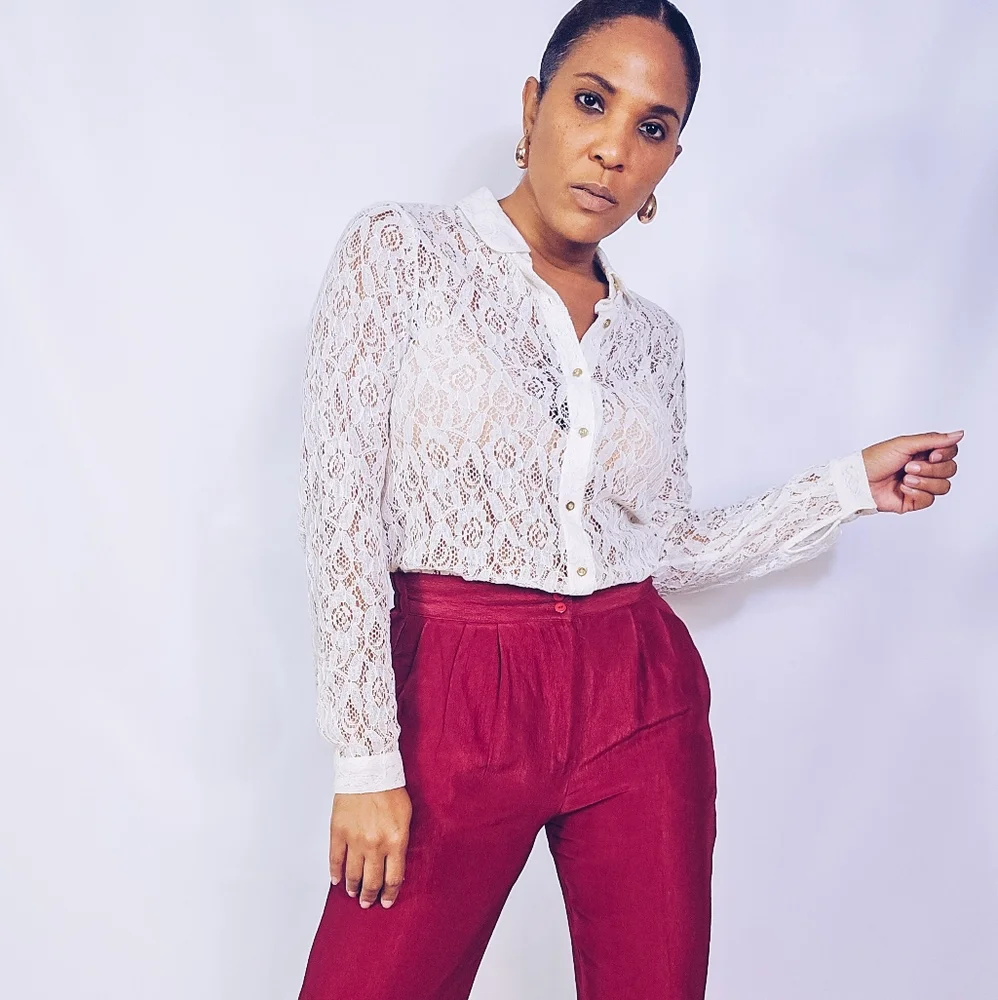 Lauren Conrad Lace Blouse